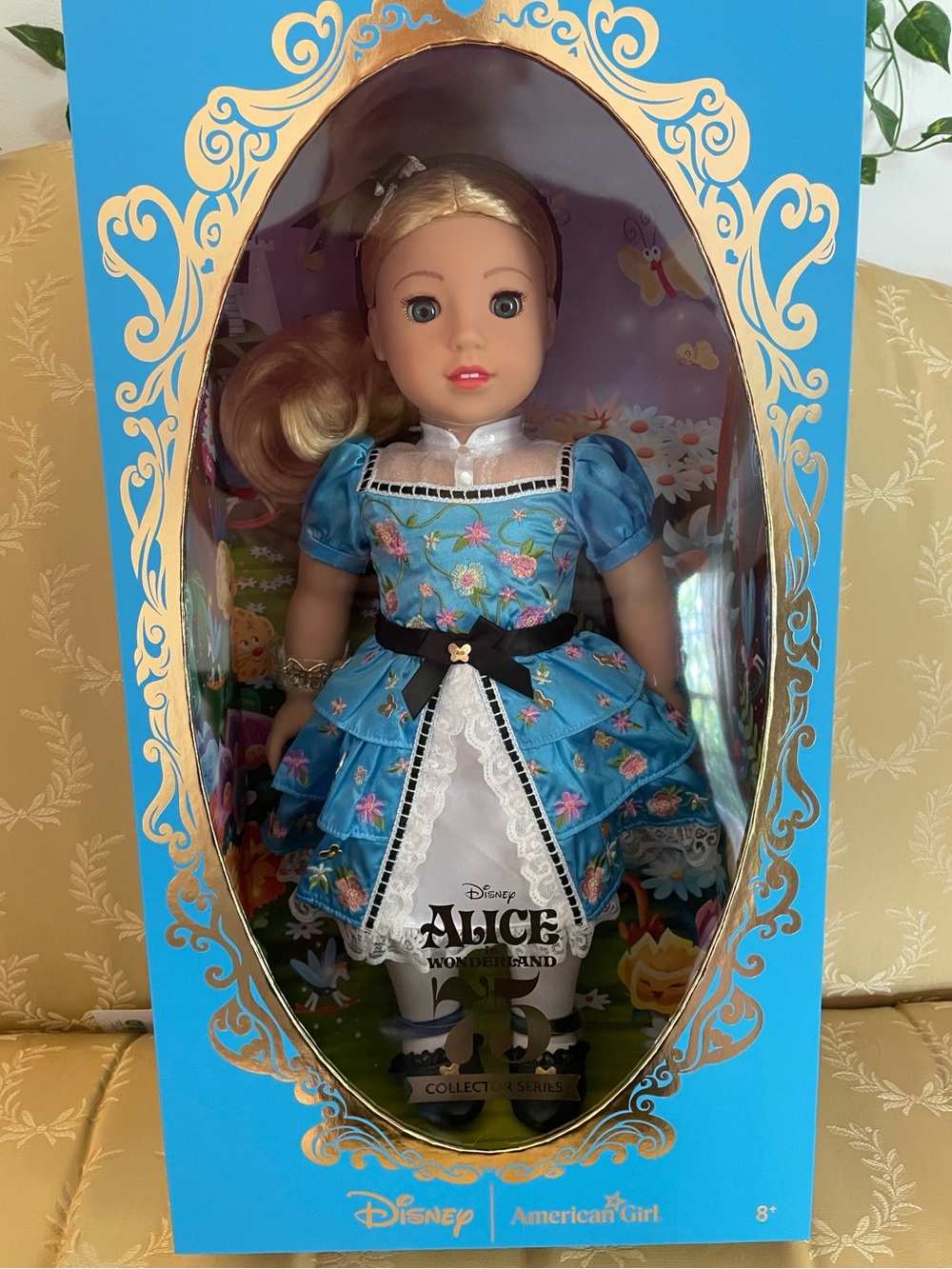 American Girl X Disney Alice in Wonderland collector doll